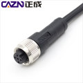 CAZN M12 5Pin Female Male Shielded Unshielded  Cable Assembly PVC PUR